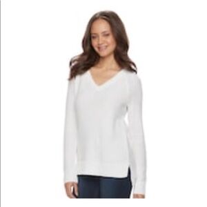 Juniors So raglan v neck sweater NWT